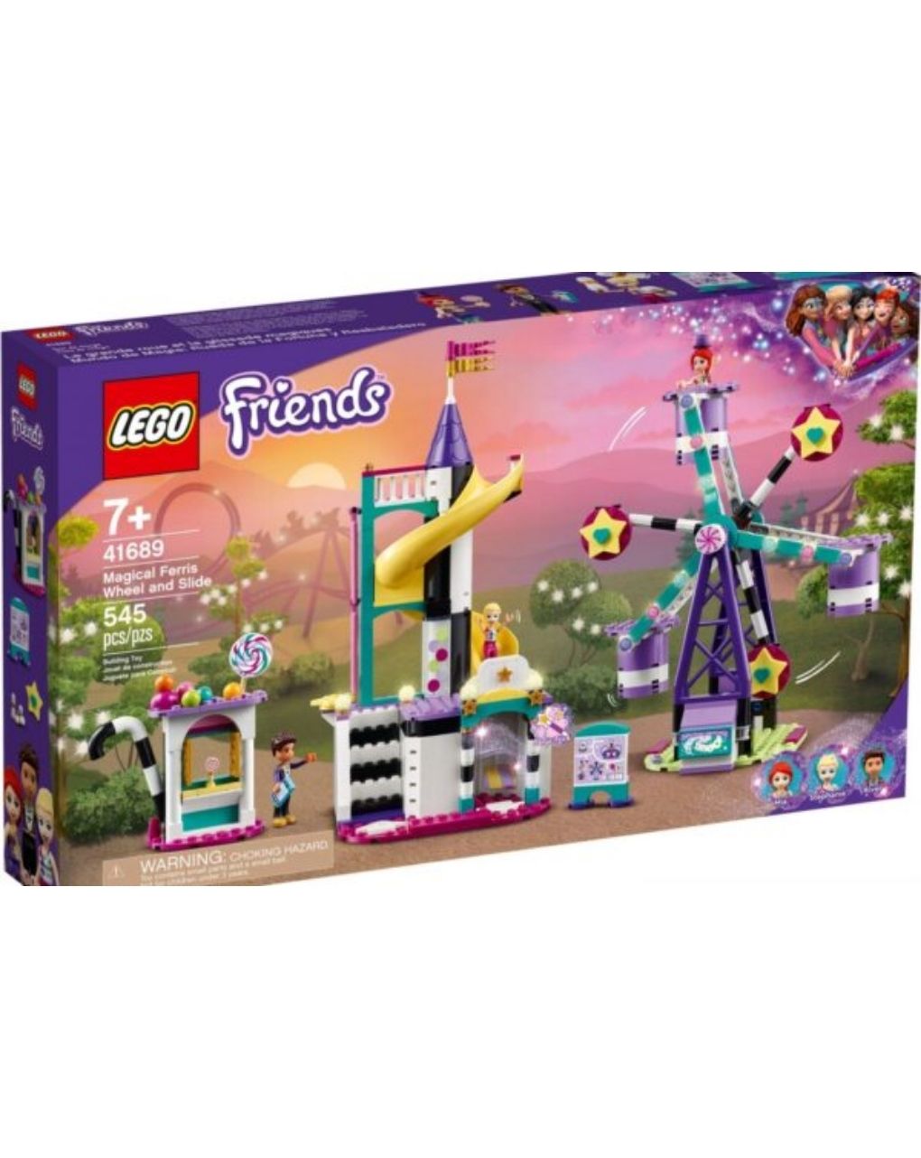 Lego friends μαγική ρόδα λούνα παρκ και τσουλήθρα 41689