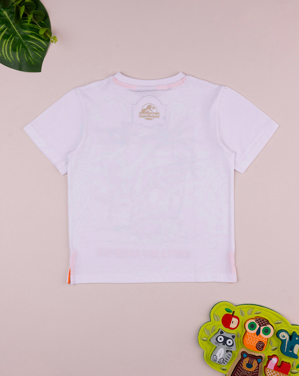 παιδικό t-shirt λευκό jurassic world για αγόρι - Prénatal