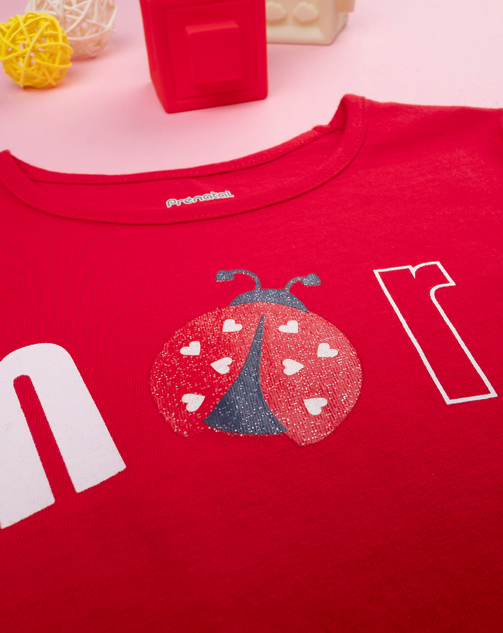 παιδικό t-shirt κόκκινο more για κορίτσι - Prénatal