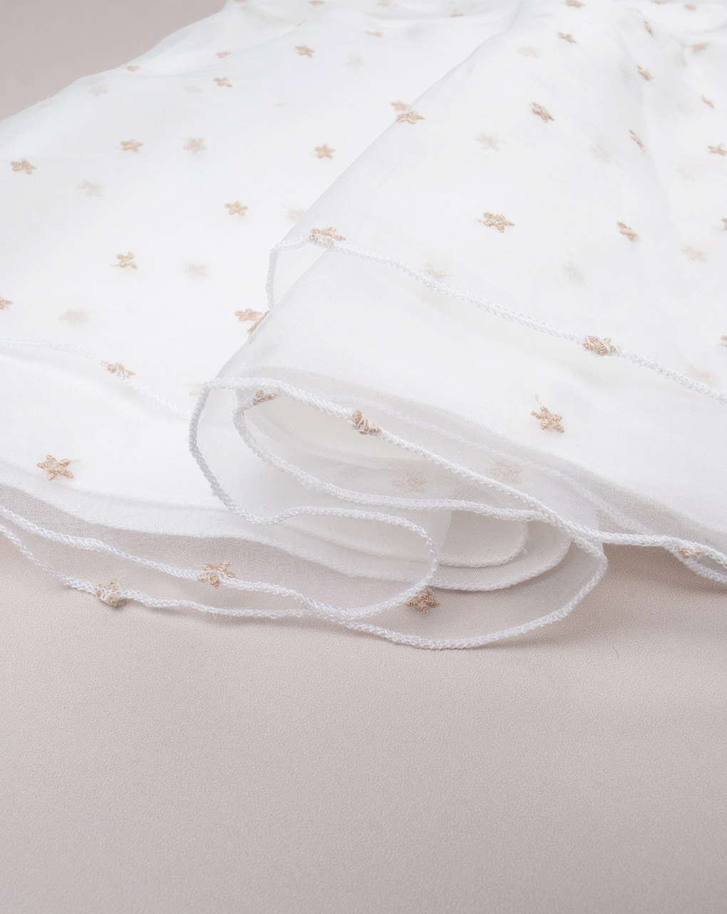 βρεφικό φόρεμα λευκό με αστεράκια για κορίτσι - Prénatal