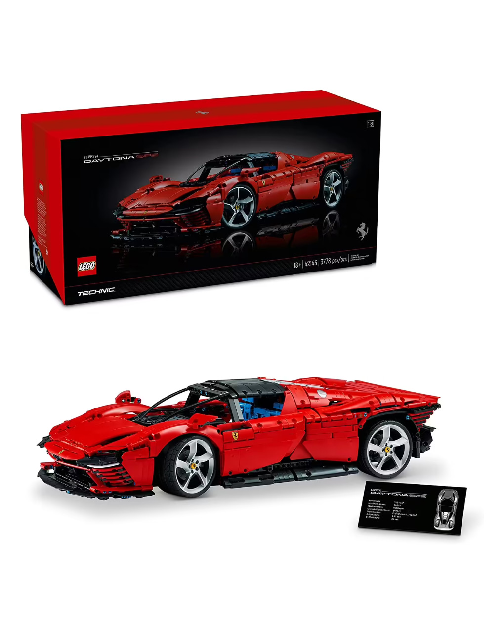 Lego technic ferrari daytona sp3 42143 - Lego