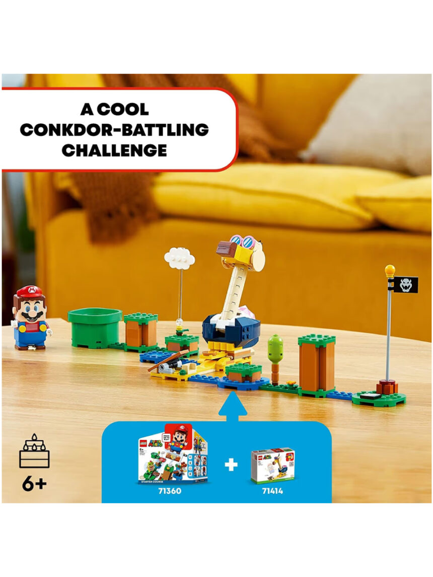 Lego super mario conkdor’s noggin bopper expansion set 71414 - Lego