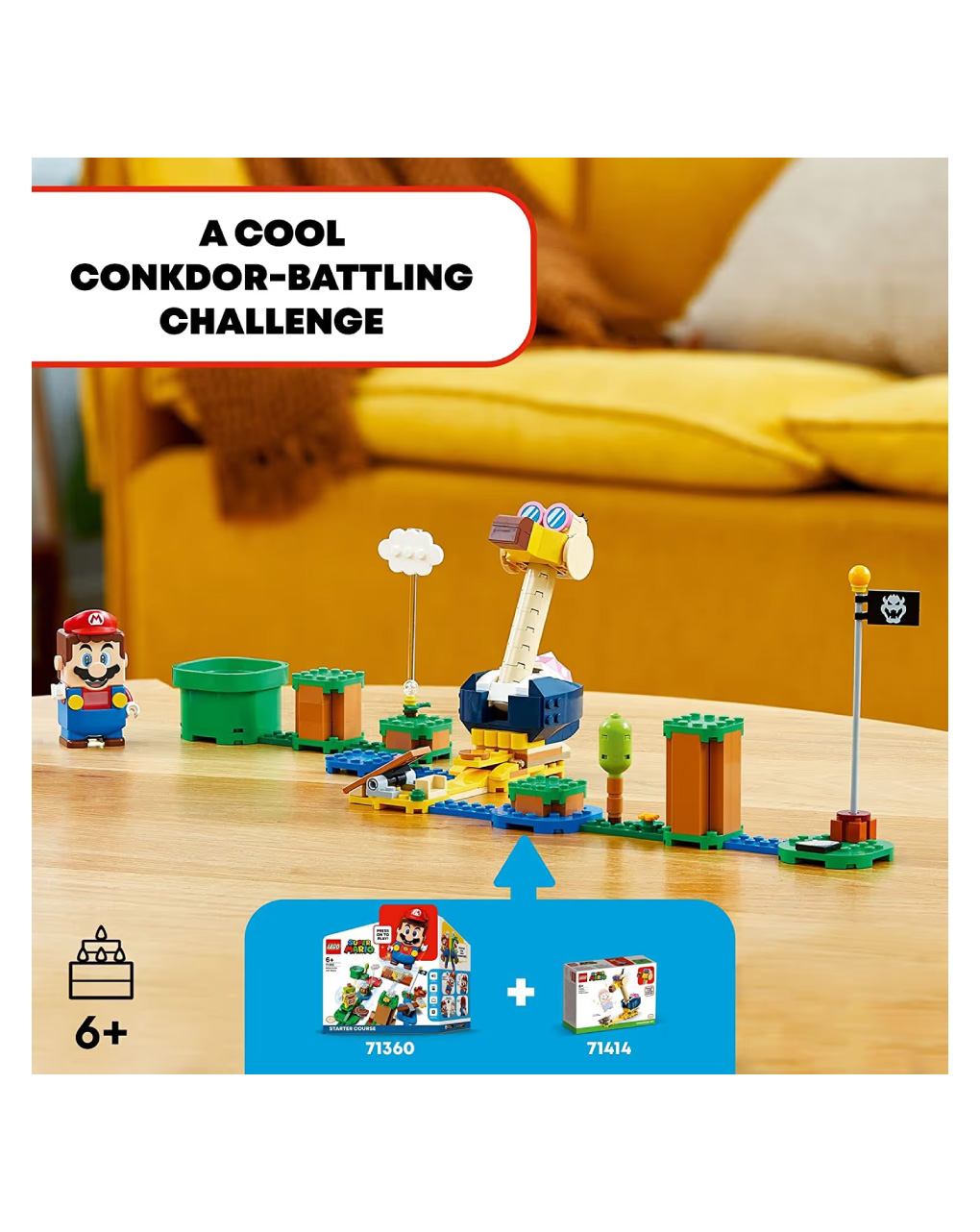 Lego super mario conkdor’s noggin bopper expansion set 71414 - Lego