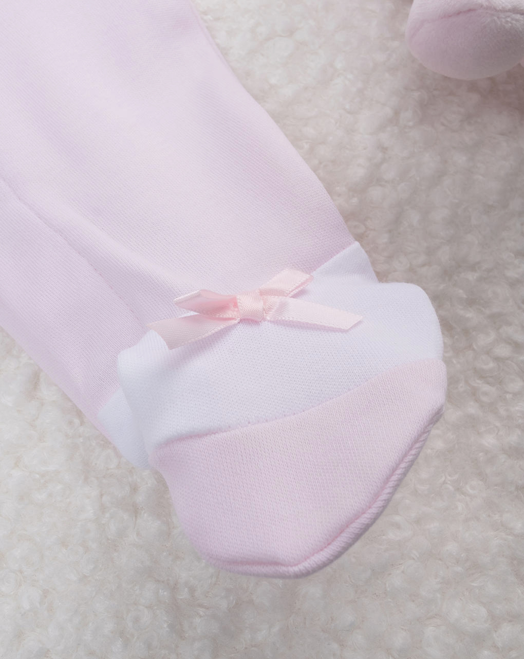 βρεφικό φορμάκι ροζ με καρδούλες gift για κορίτσι - Prénatal
