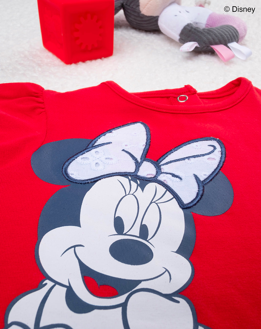 βρεφικό t-shirt κόκκινο minnie για κορίτσι - Prénatal