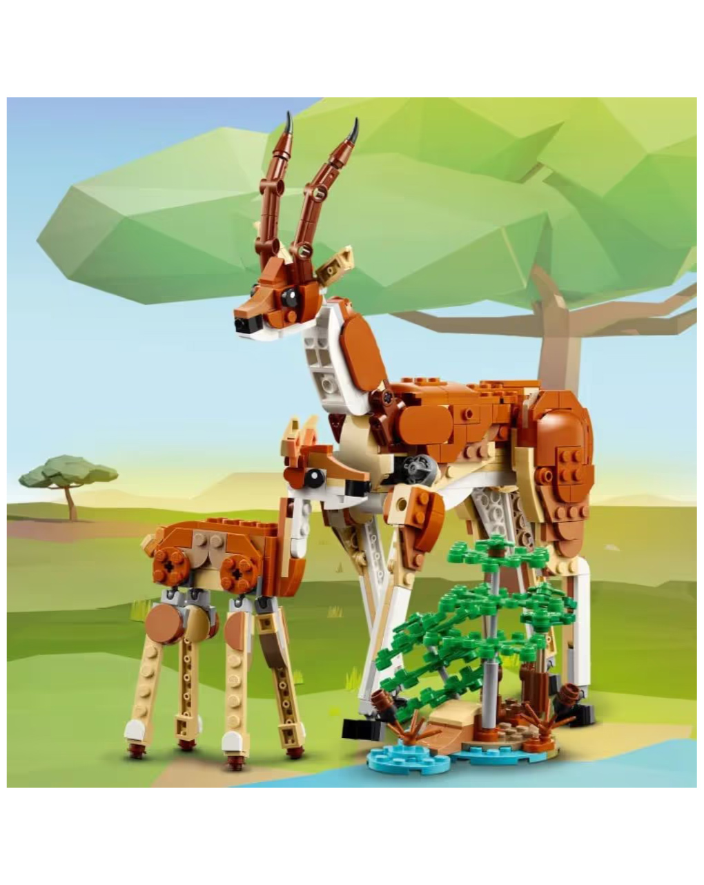 Lego creator 3 in 1 wild safari animals 31150 - Lego