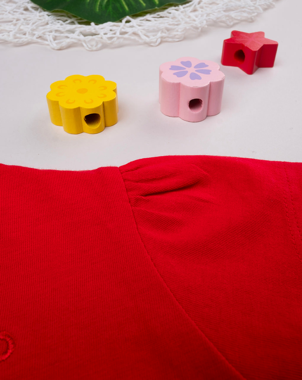βρεφικό t-shirt κόκκινο basic "άπειρο" για κορίτσι - Prénatal