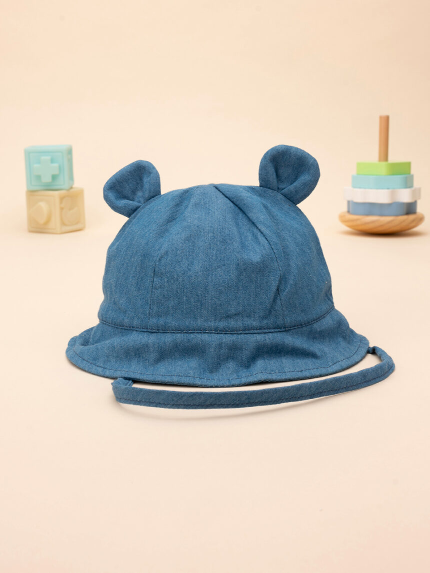 βρεφικό καπέλο denim chambray για αγόρι - Prénatal