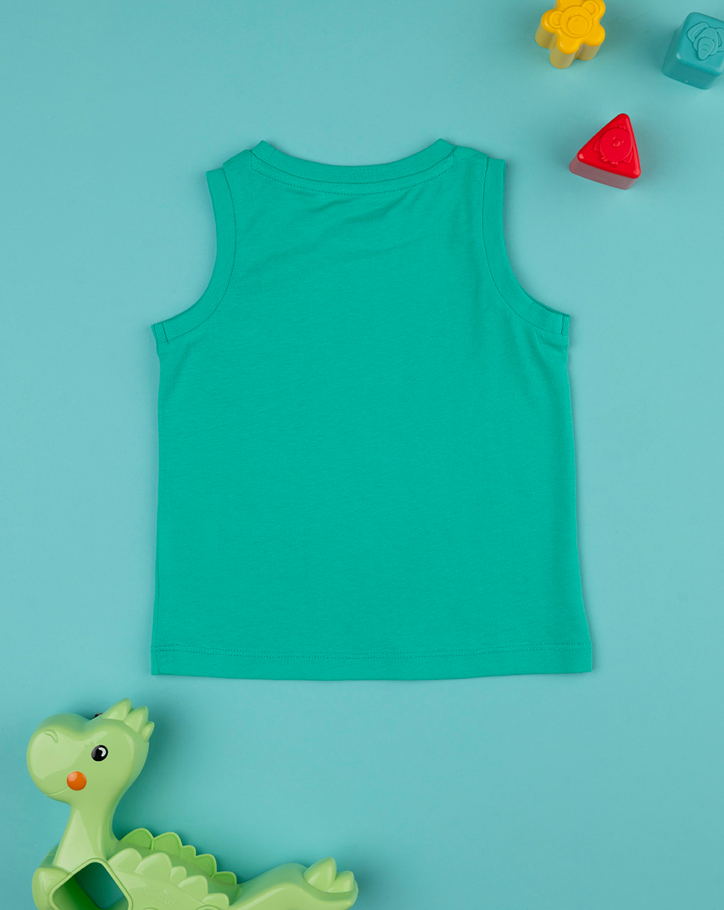 βρεφική αμάνικη μπλούζα πράσινη goal για αγόρι - Prénatal