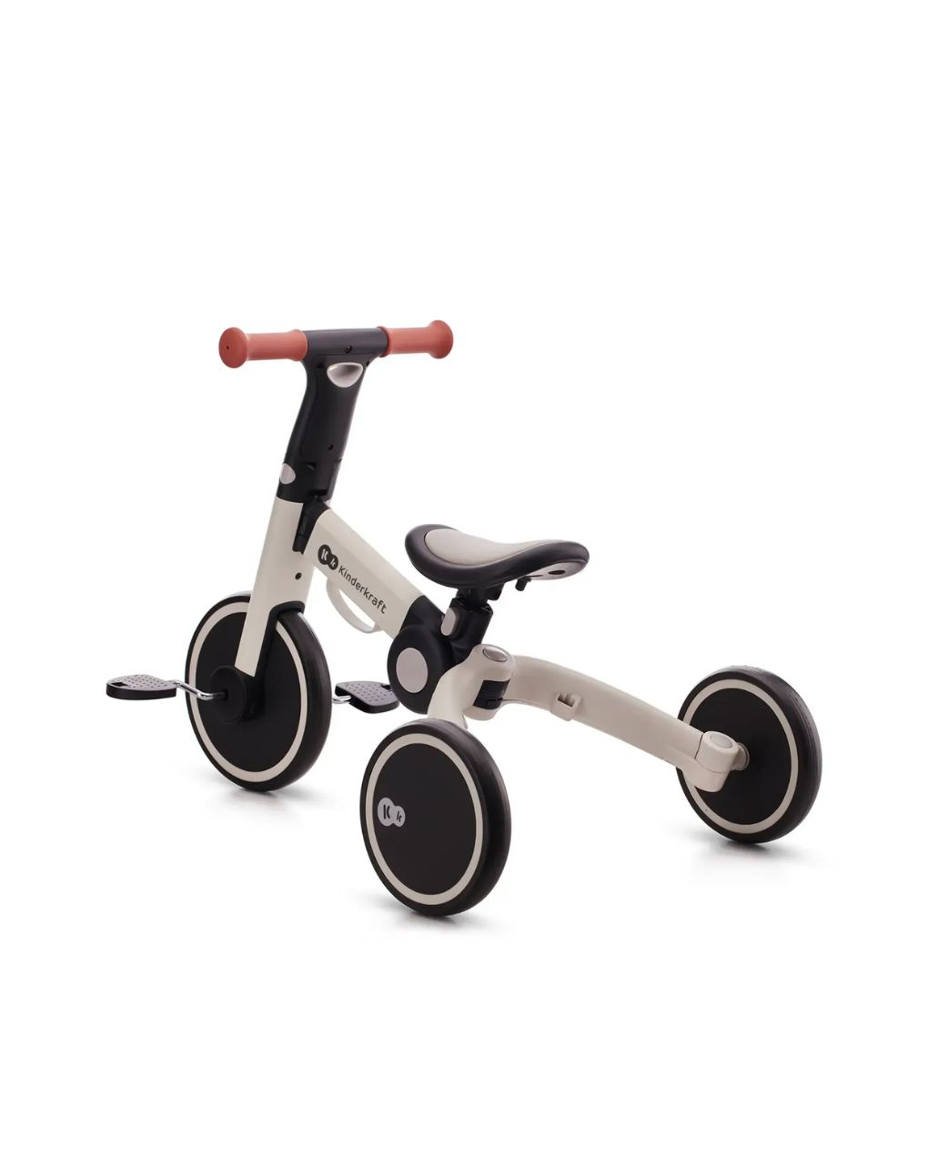 Kinderkraft πτυσόμενο τρίκυκλο ποδήλατο 4trike silver grey kr4tri22gry0000 - Kinderkraft
