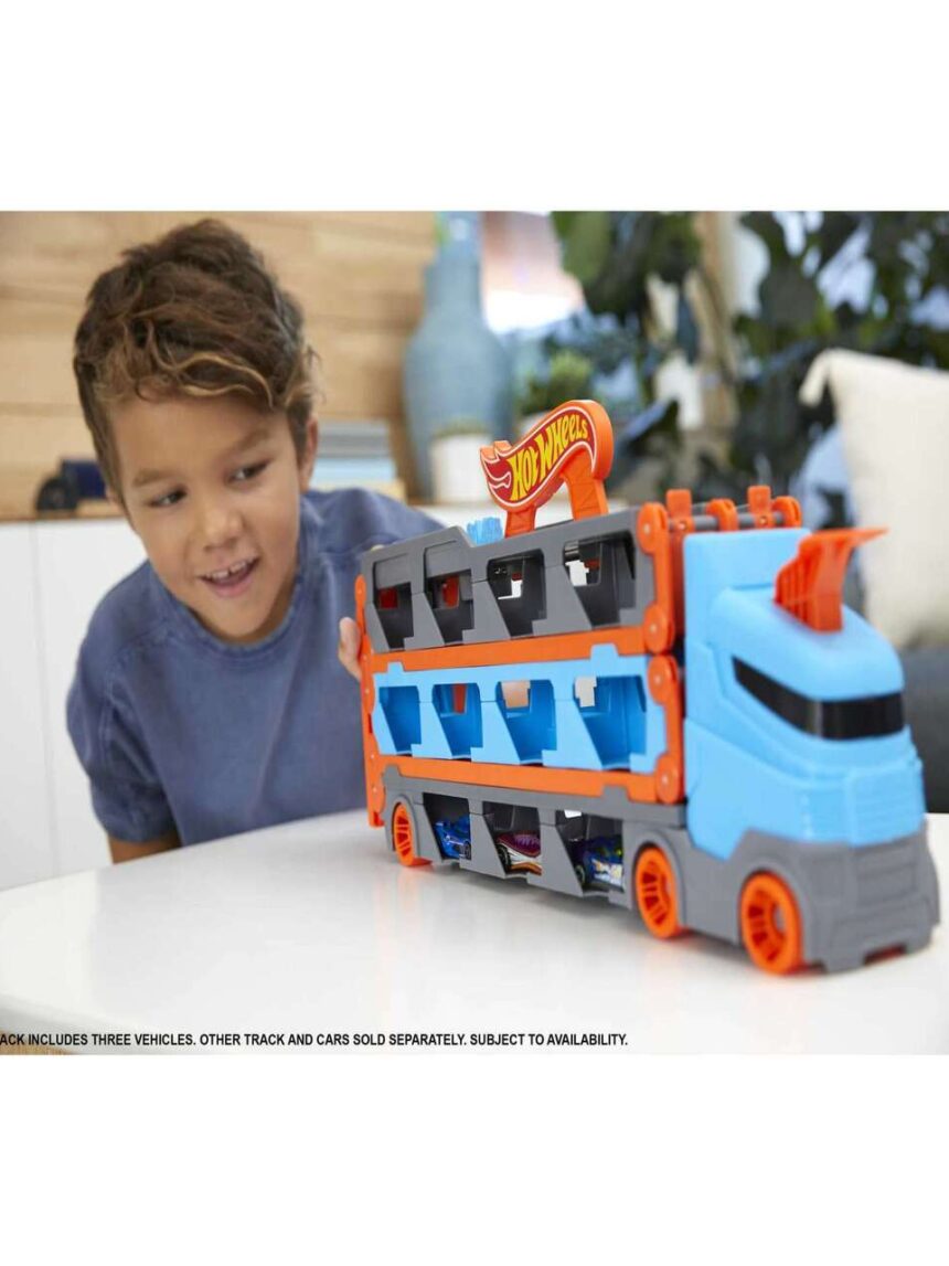 Mattel hot wheels® νταλίκα-πίστα 2 σε 1 gvg37 - Hot wheels