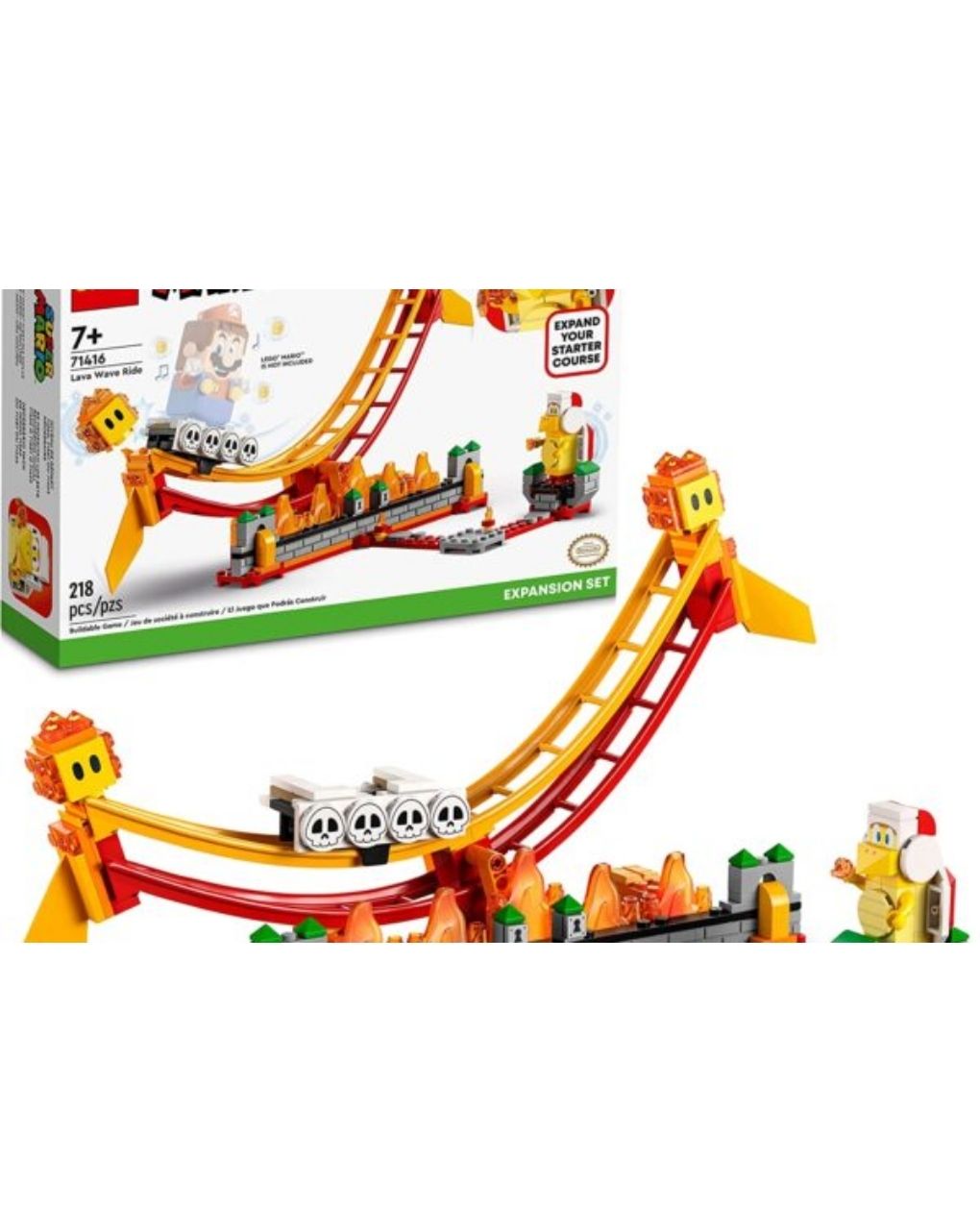 Lego super mario lava wave ride expansion set 71416 - Lego