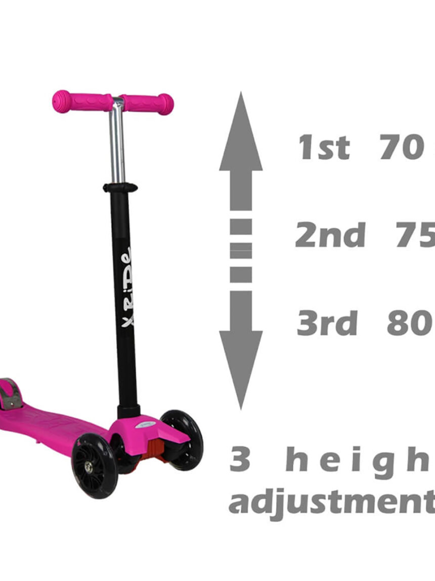 πατίνι x-ride 3 σε 1 pink 662-185 - Bebe Stars