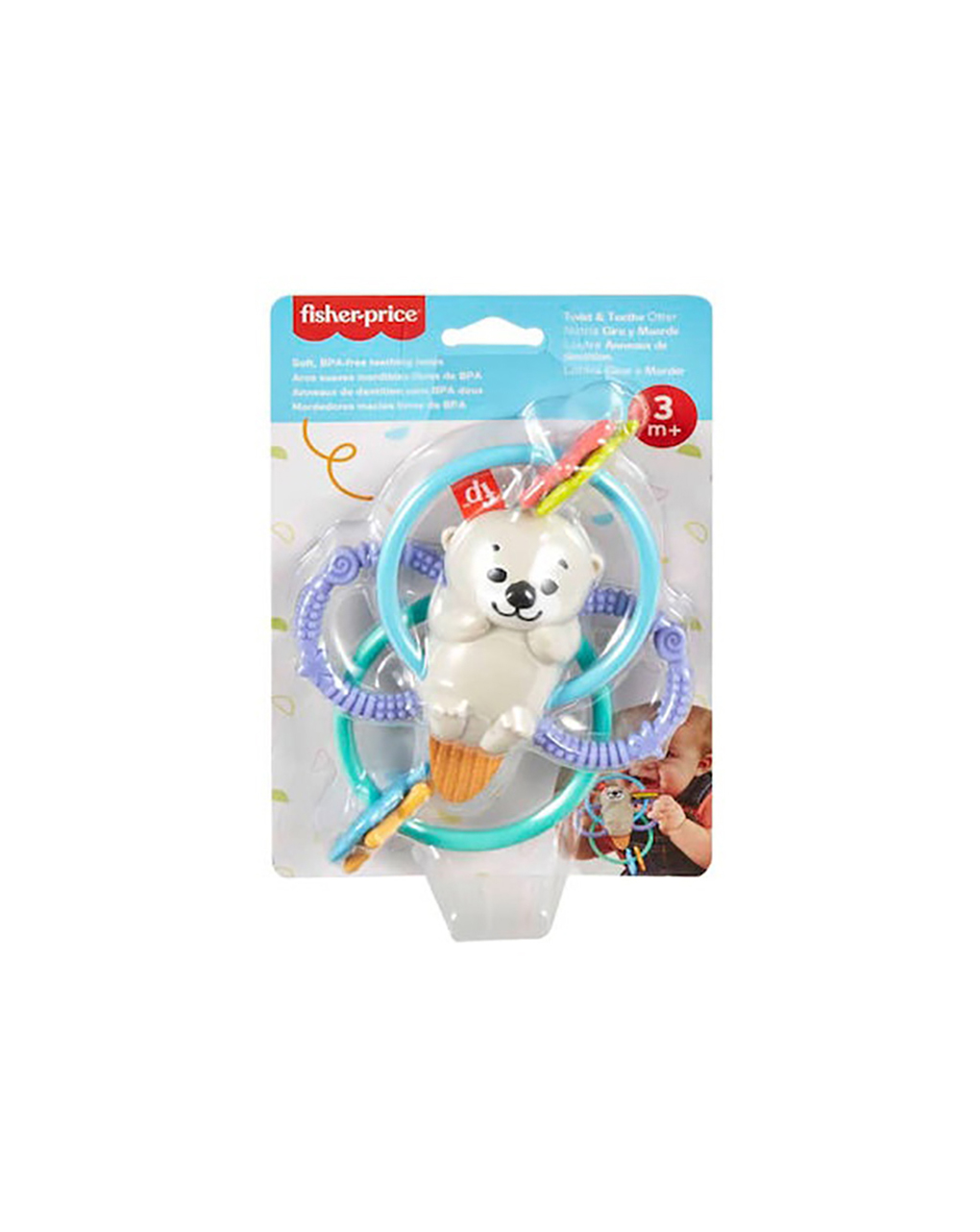 Fisher-price παιχνίδι οδοντοφυΐας – βίδρα hjw12 - Fisher-Price