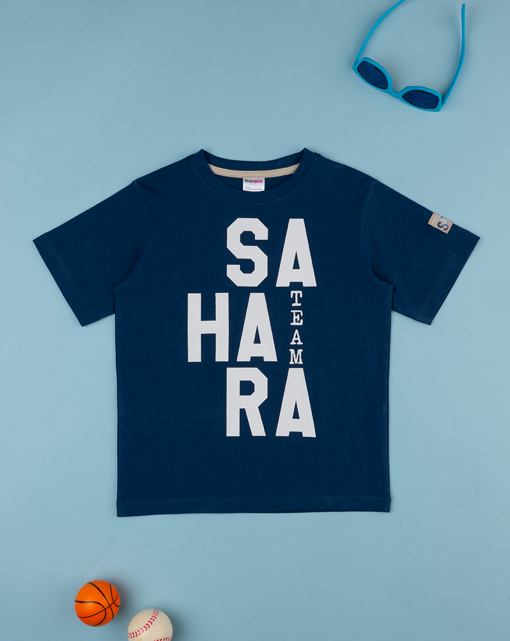 παιδικό t-shirt μπλε sahara για αγόρι