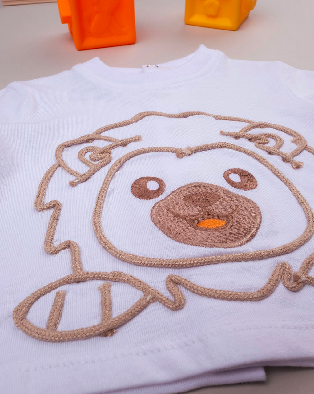 βρεφικό σετ t-shirt και σορτσάκι με λιονταράκι για αγόρι - Prénatal