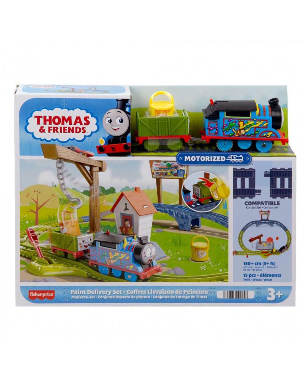 τόμας το τρενάκι πίστα χρωμάτων htn34 - THOMAS & FRIENDS