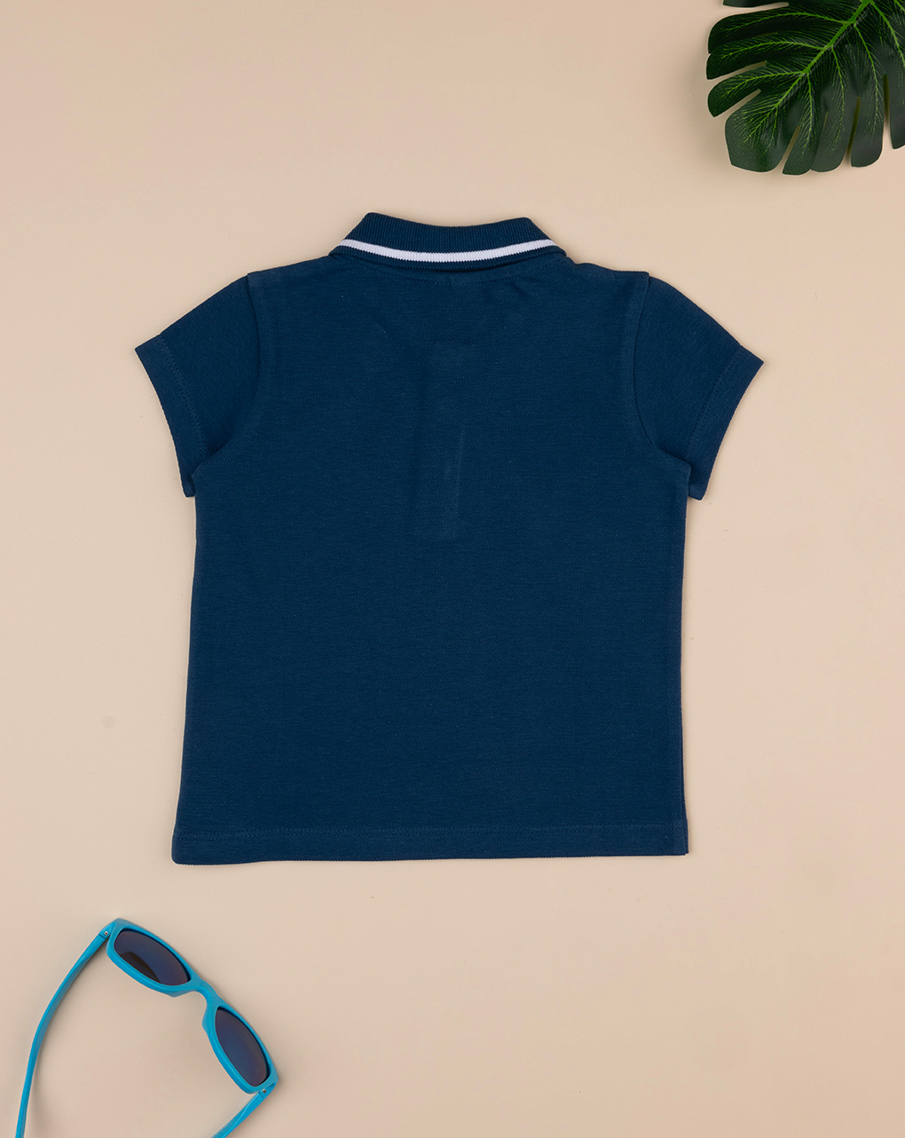 βρεφικό t-shirt πόλο μπλε "άπειρο" για αγόρι - Prénatal