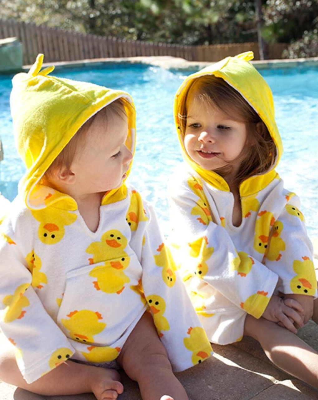 Zoocchini πόντσο θαλάσσης upf50+ puddles the duck zoo12301 0-12 μηνών