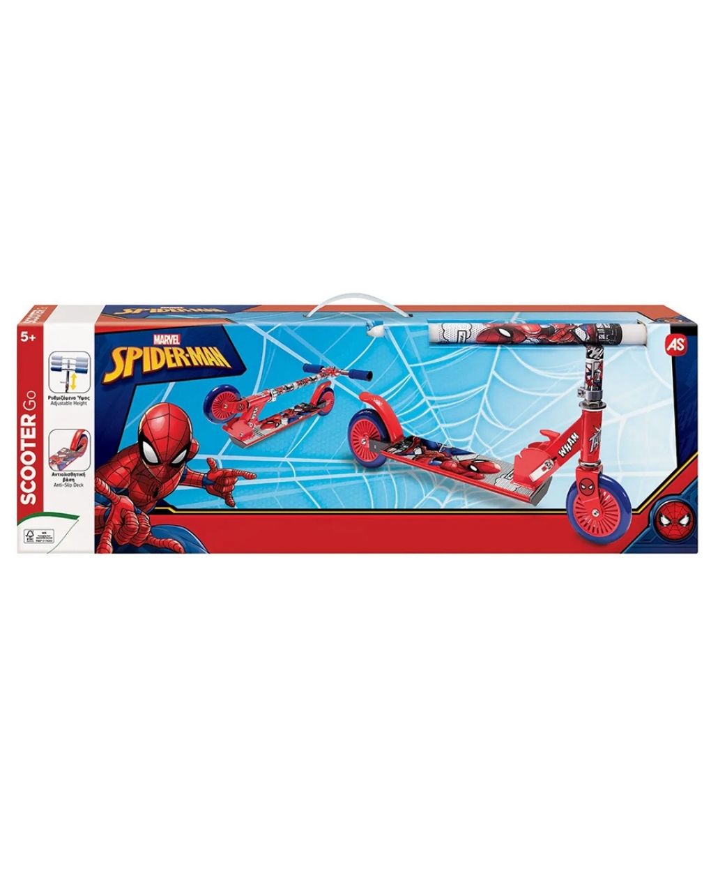 λαμπάδα πατίνι spiderman με λαμπάδα 5004-50263 - AS Company