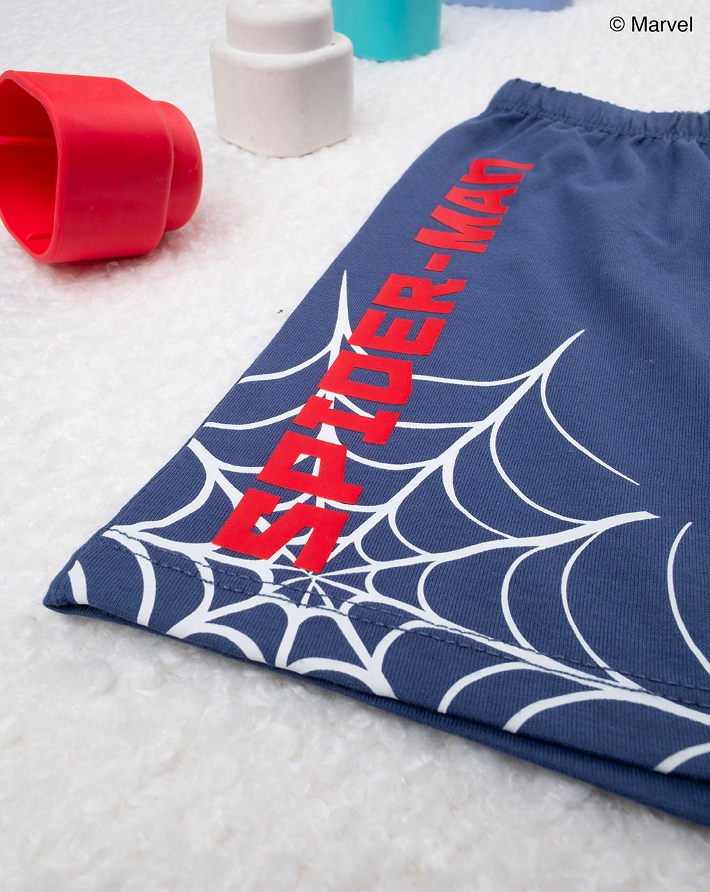 παιδική πιτζάμα κόκκινη/μπλε spiderman για αγόρι - Prénatal