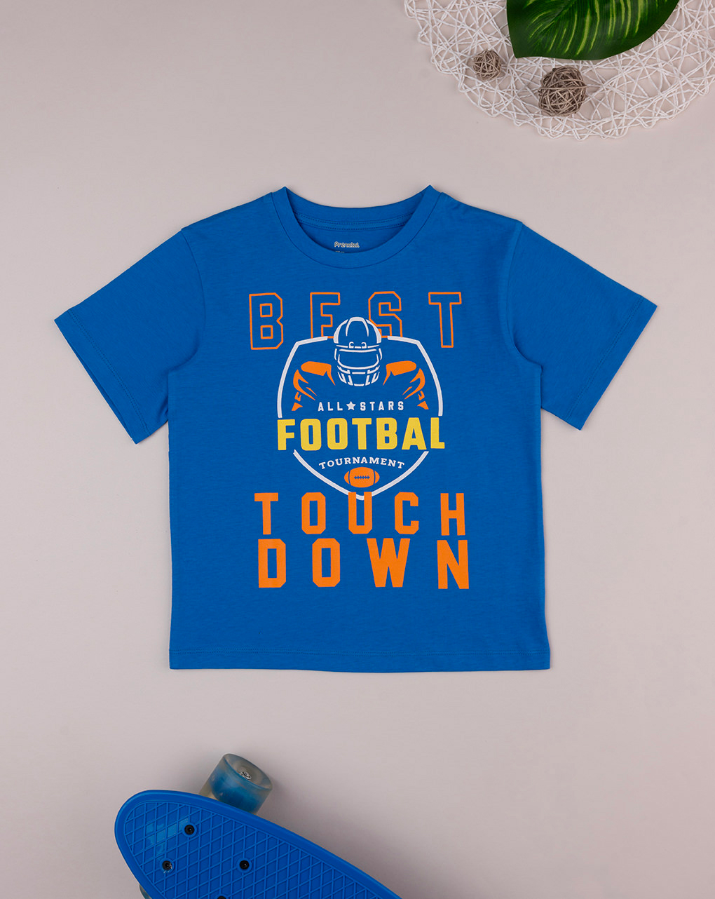 παιδικό t-shirt μπλε touch down για αγόρι - Prénatal