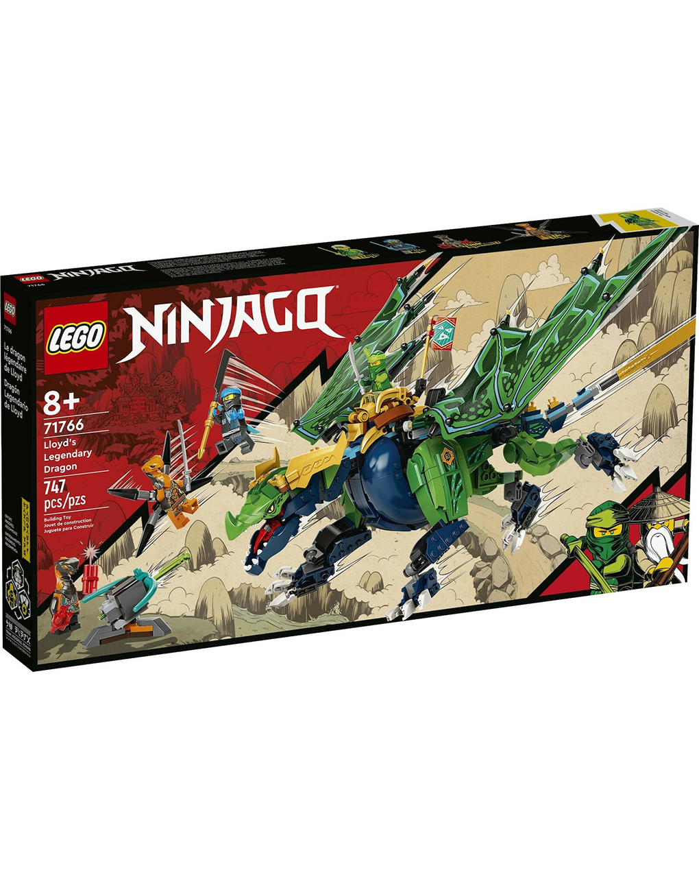 Lego ninjago θρυλικός δράκος του λόιντ 71766