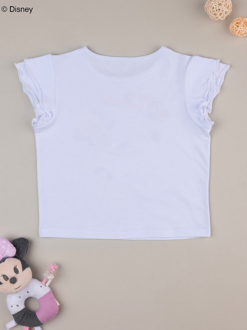 παιδικό t-shirt λευκό με τη minnie για κορίτσι - Prénatal