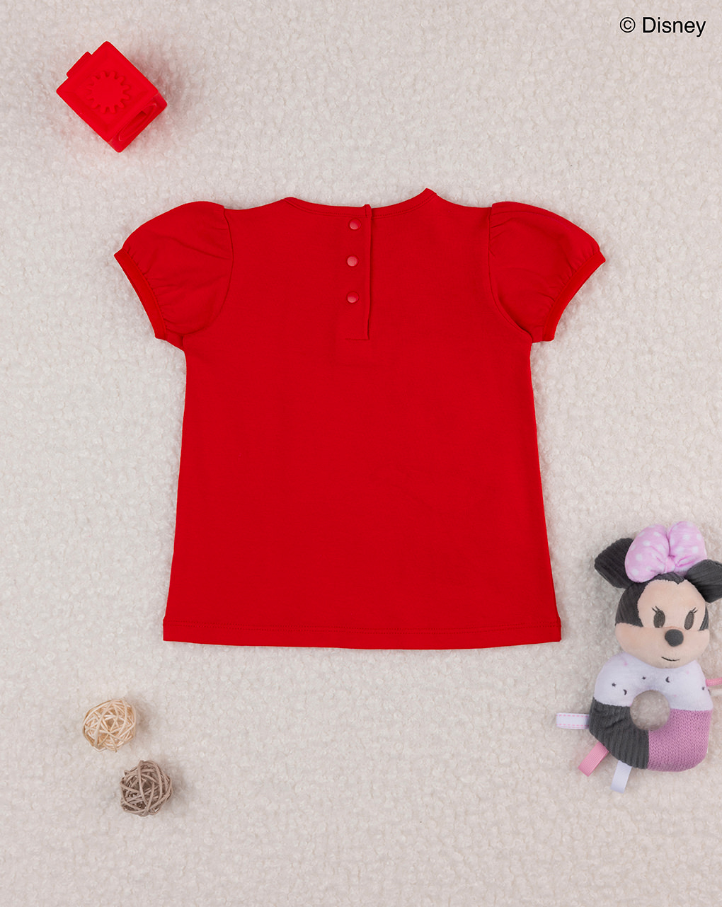 βρεφικό t-shirt κόκκινο minnie για κορίτσι - Prénatal