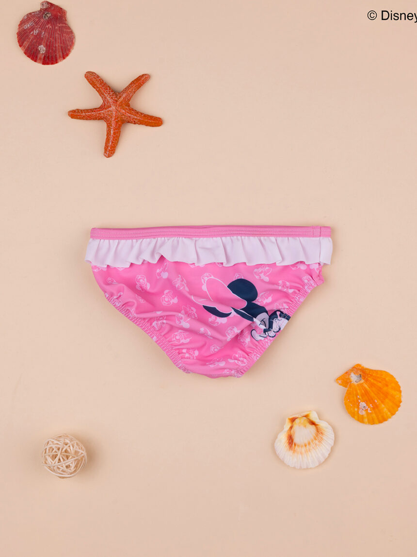 βρεφικό μαγιό σλιπ ροζ minnie για κορίτσι - Prénatal