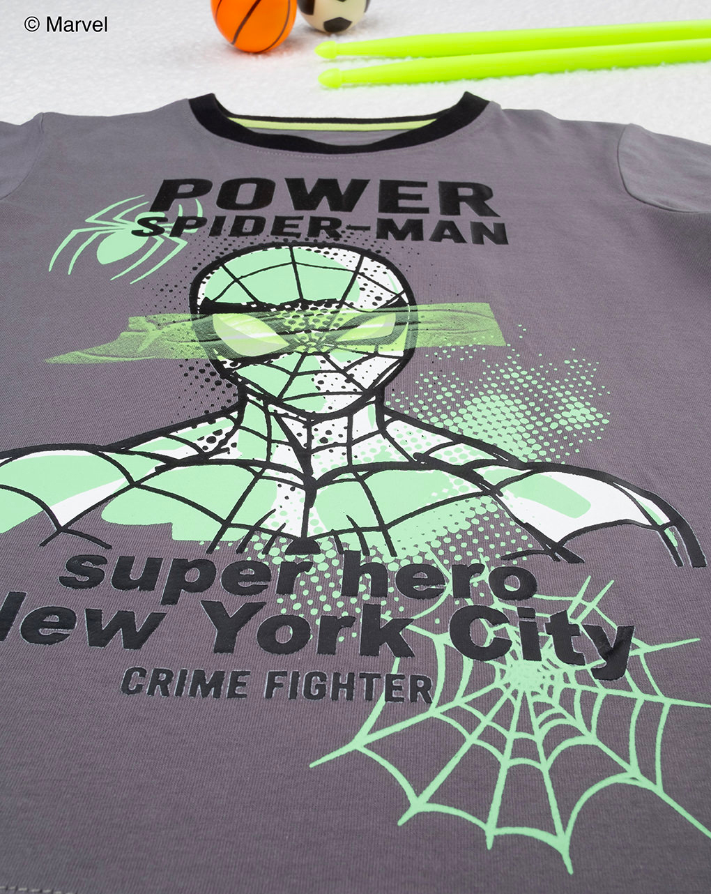 παιδικό t-shirt γκρι spiderman για αγόρι - Prénatal