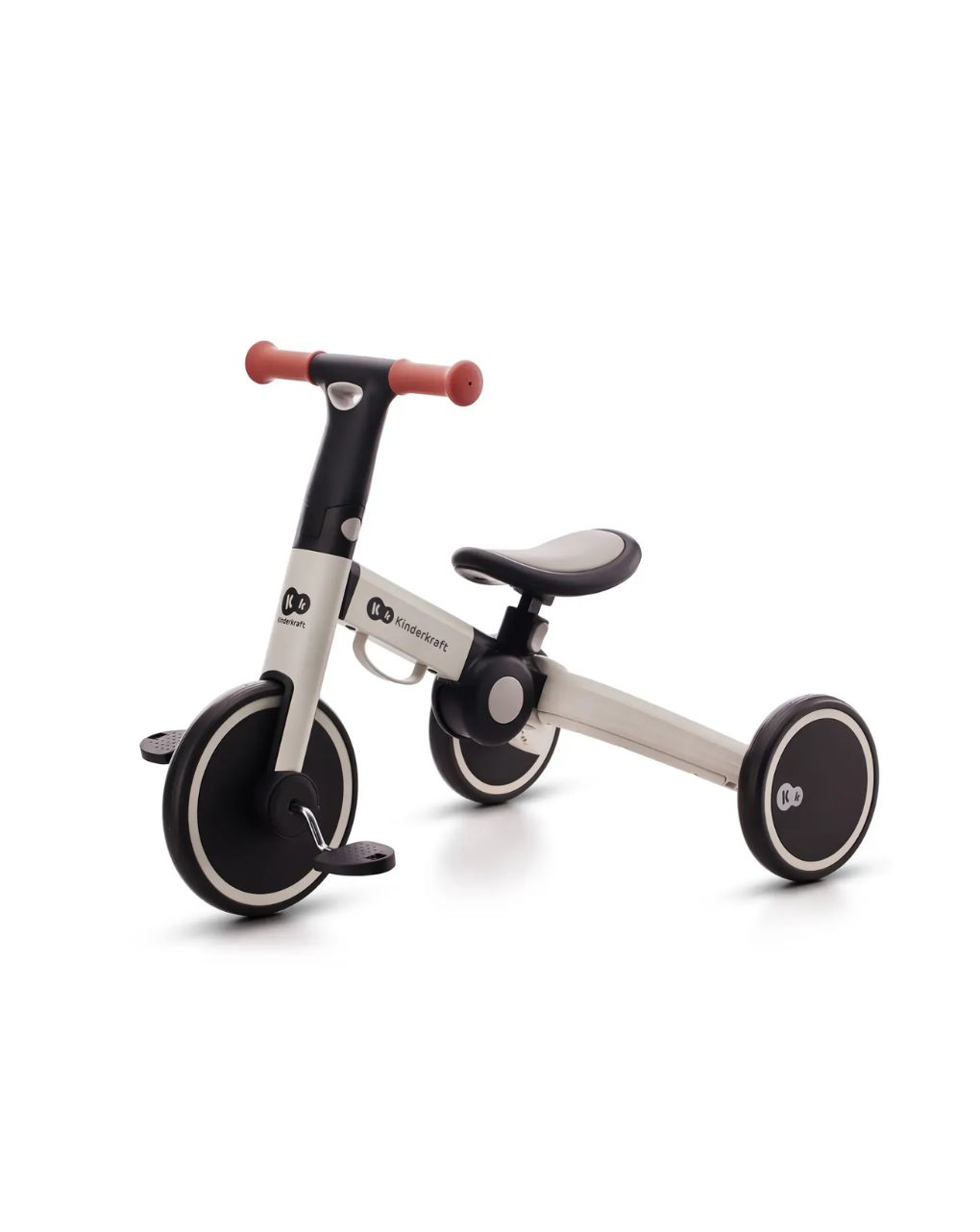 Kinderkraft πτυσόμενο τρίκυκλο ποδήλατο 4trike silver grey kr4tri22gry0000
