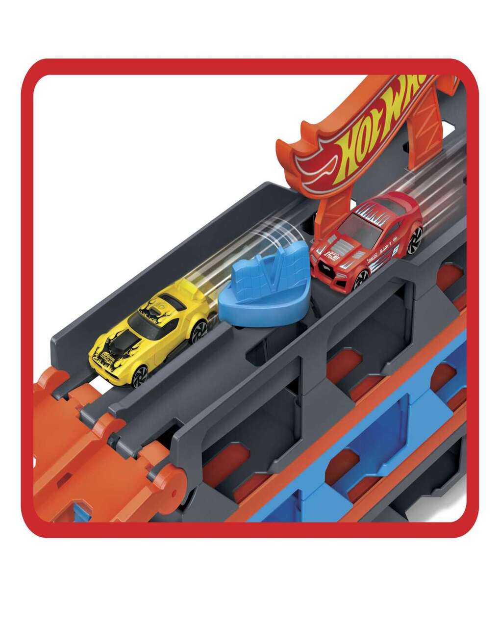 Mattel hot wheels® νταλίκα-πίστα 2 σε 1 gvg37 - Hot wheels