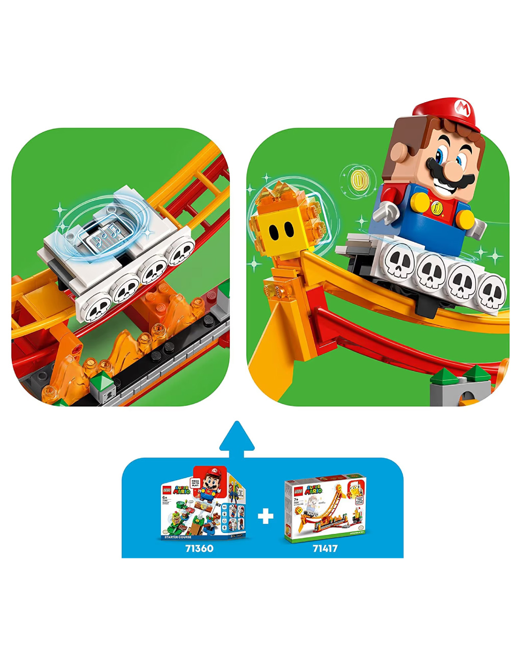Lego super mario lava wave ride expansion set 71416 - Lego