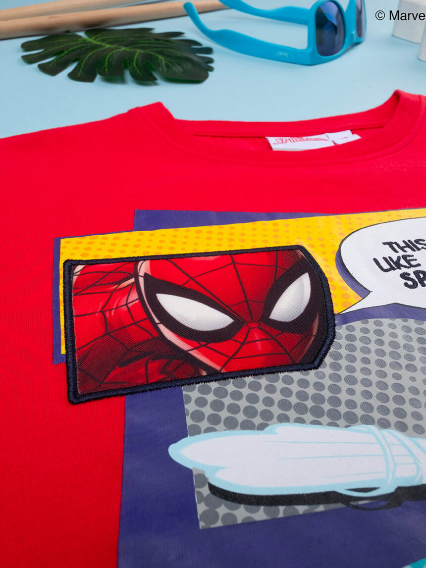 παιδικό σετ t-shirt και σορτσάκι spiderman για αγόρι - Prénatal