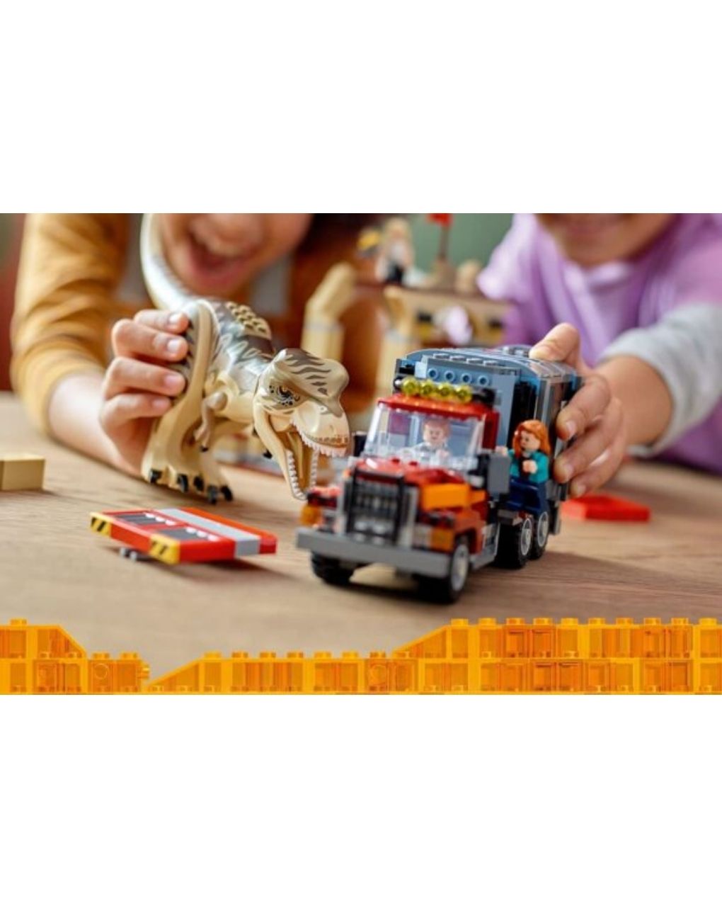 Lego jurassic world t. rex & atrociraptor dinosaur breakout 76948 - Lego
