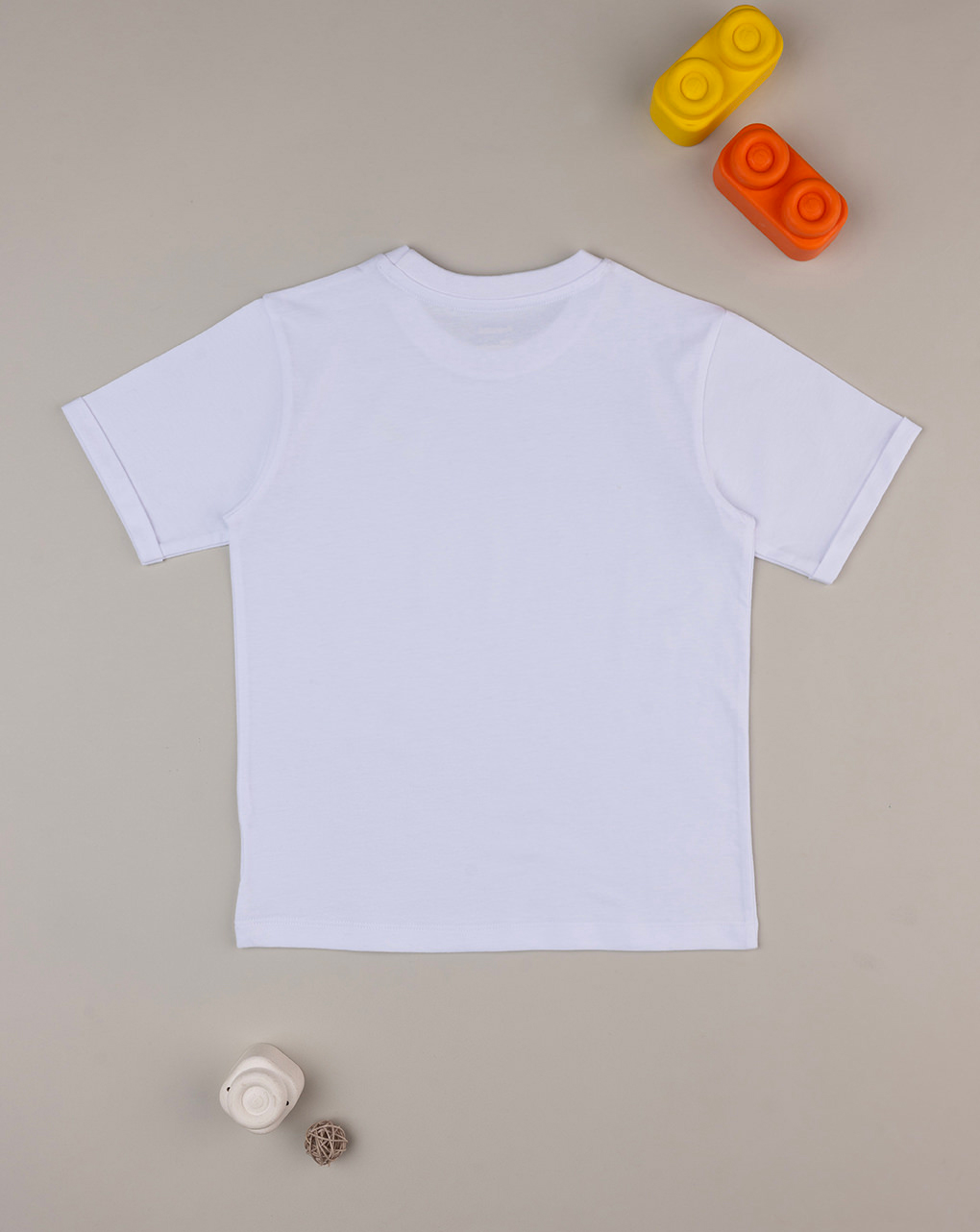 παιδικό t-shirt λευκό basic "άπειρο" για αγόρι - Prénatal