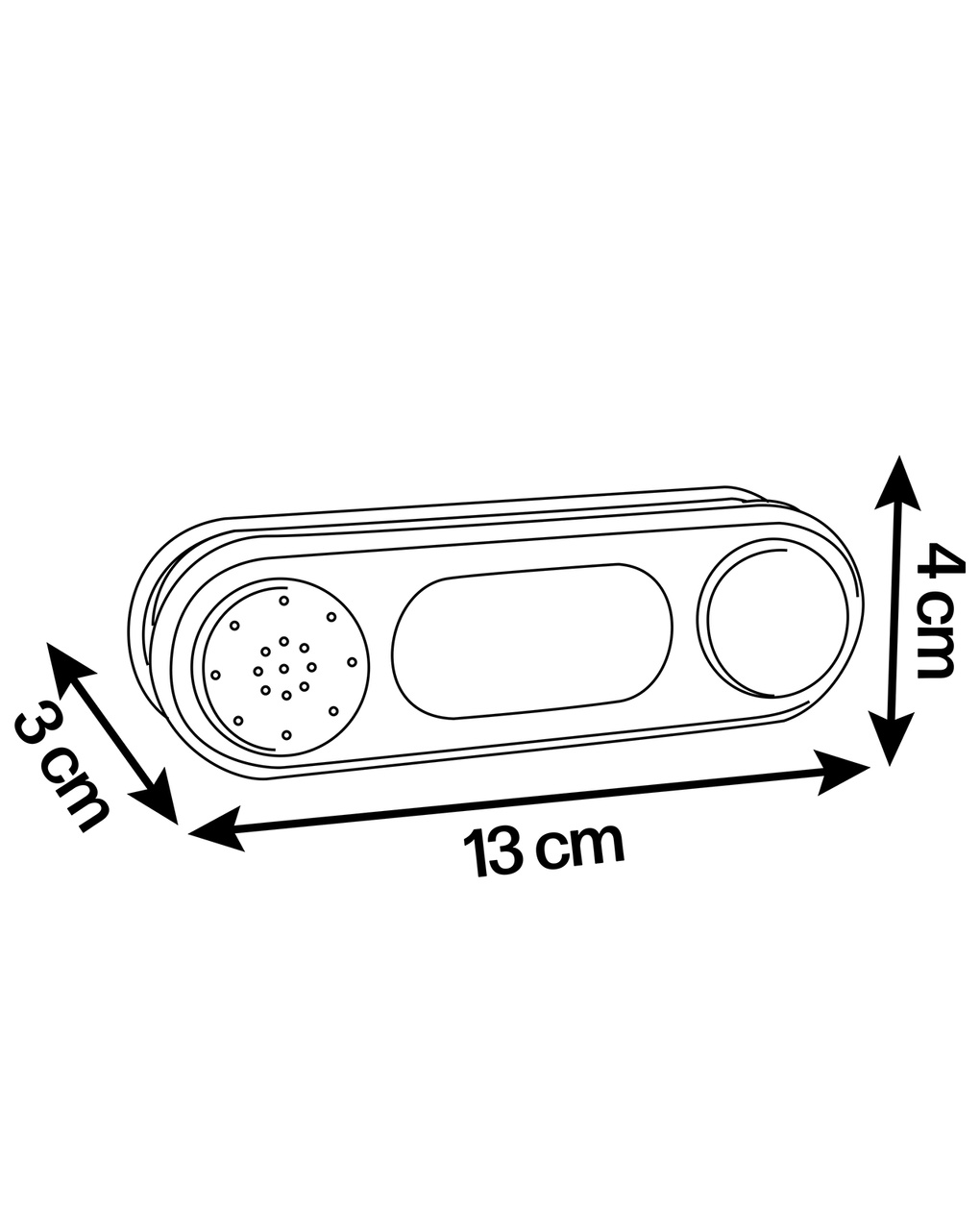 Smoby κουδούνι με μελωδίες για σπιτάκι κήπου 5x4x14cm - Smoby