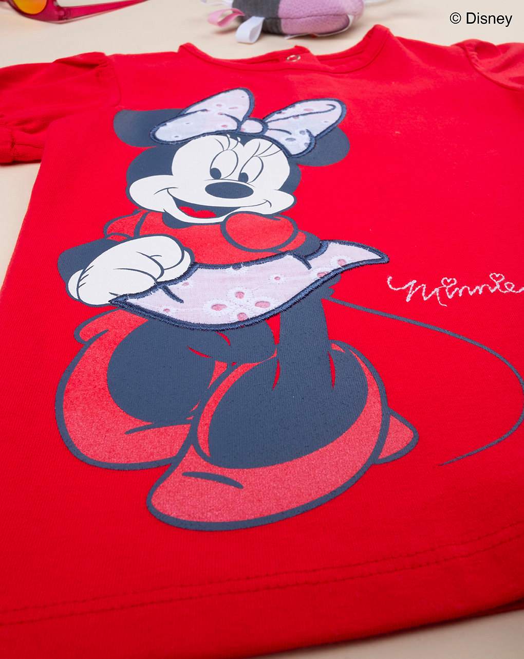 βρεφικό t-shirt κόκκινο minnie για κορίτσι - Prénatal