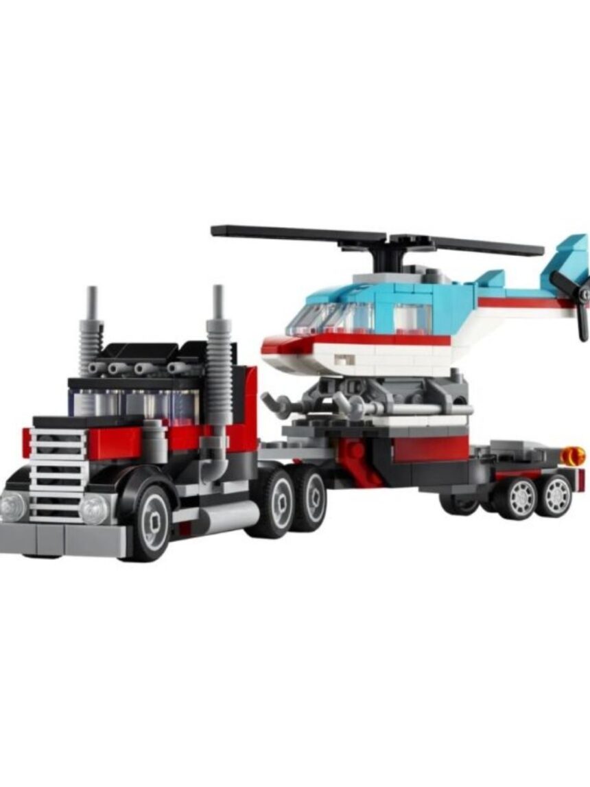 Lego creator 3 in 1 flatbed with helicopter 31146 - Lego