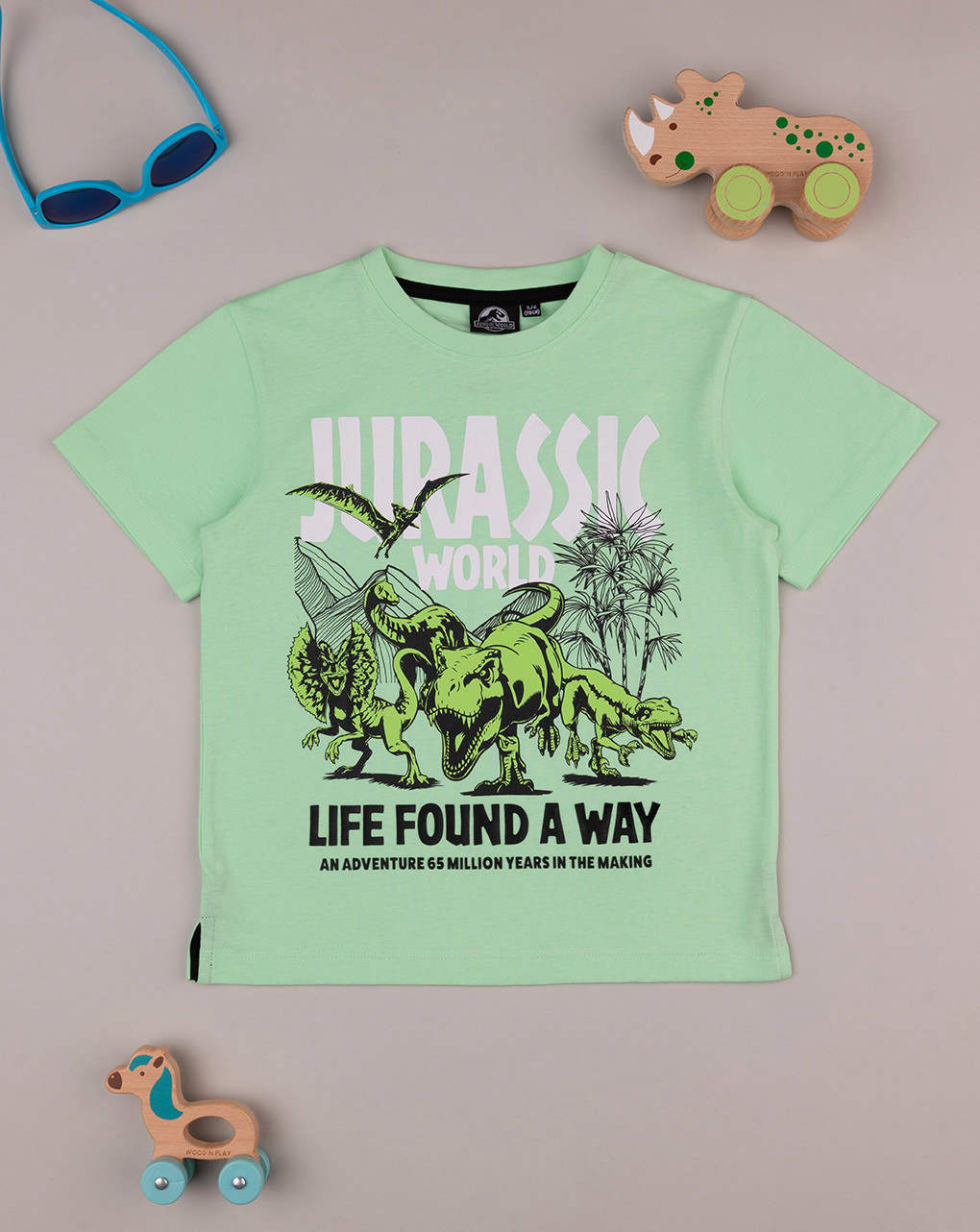 παιδικό t-shirt πράσινο jurassic active για αγόρι - Prénatal