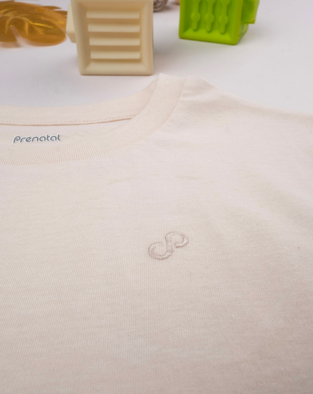 παιδικό t-shirt μπεζ basic "άπειρο" για αγόρι - Prénatal