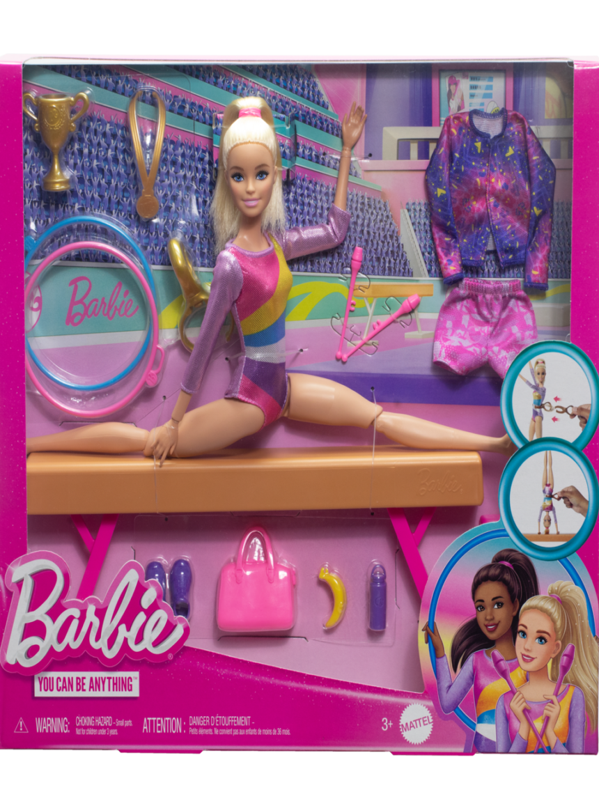 Barbie λαμπάδα αθλήτρια ενόργανης γυμναστικής hrg52 - BARBIE
