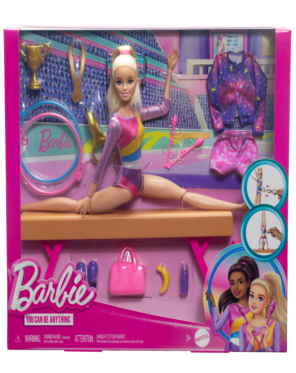 Barbie λαμπάδα αθλήτρια ενόργανης γυμναστικής hrg52 - BARBIE