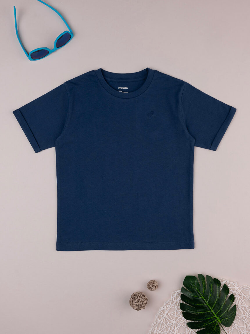 παιδικό t-shirt μπλε basic "άπειρο" για αγόρι - Prénatal