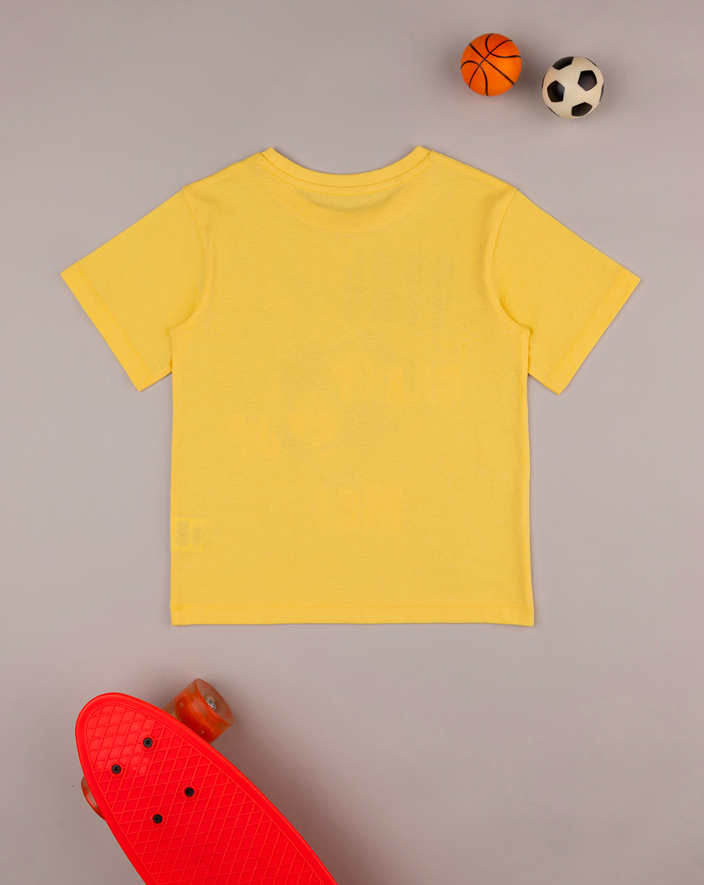 παιδικό t-shirt κίτρινο goal time για αγόρι - Prénatal