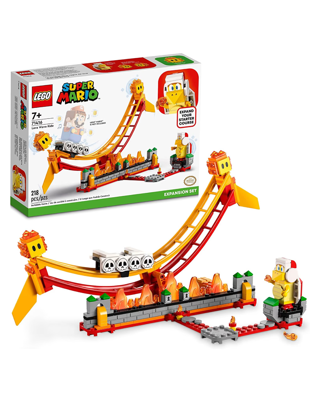 Lego super mario lava wave ride expansion set 71416 - Lego