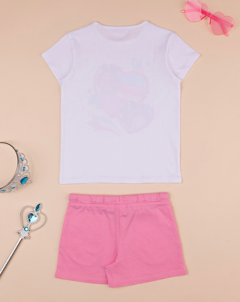 παιδικό σετ t-shirt και σορτσάκι barbie για κορίτσι - Prénatal
