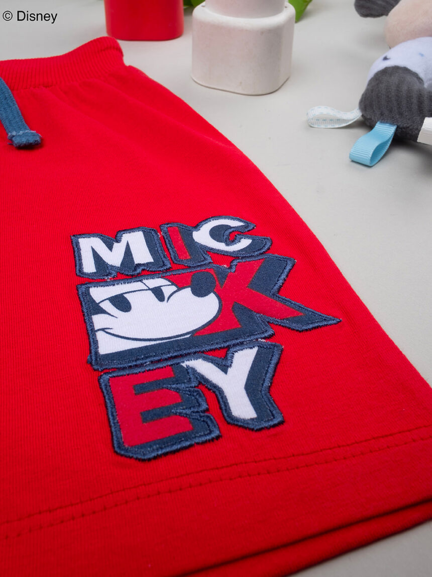 βρεφικό σετ t-shirt και σορτσάκι mickey για αγόρι - Prénatal