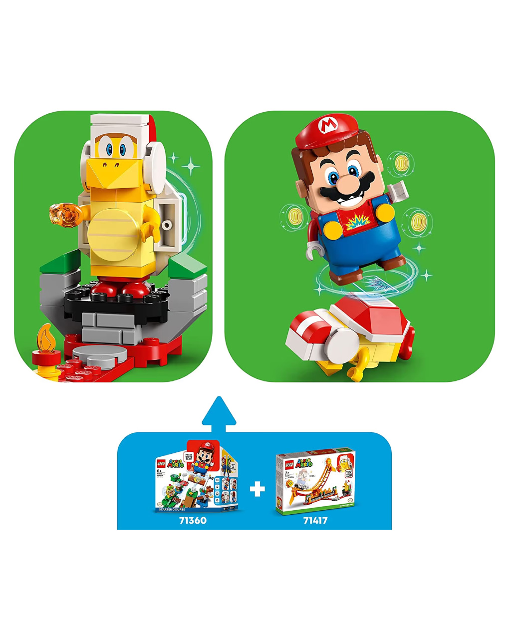 Lego super mario lava wave ride expansion set 71416 - Lego